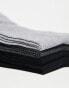 Фото #4 товара Lindex 4 pack socks in grey and black tones