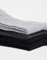 Фото #2 товара Lindex 4 pack ankle socks in grey and black tones