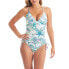 Фото #3 товара Jessica Simpson Women's Standard Crossed Back Tankini Top, Multi sz M 306455