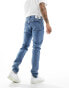 Фото #10 товара Calvin Klein Jeans slim taper jeans in light wash