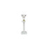 Candleholder Romimex Transparent Glass 5 x 20 x 5 cm