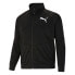 Puma Contrast 2.0 Full Zip Jacket Mens Black Casual Athletic Outerwear 531088-01