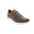 Bruno Magli Vista BM1VSTO1P Mens Brown Suede Lace Up Lifestyle Sneakers Shoes 10 - фото #2