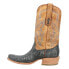 Corral Boots Ostrich Leg Embroidery Narrow Square Toe Cowboy Mens Blue Casual B 9.5 - фото #3