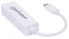 Фото #7 товара Manhattan USB-C to Gigabit (10/100/1000 Mbps) Network Adapter - White - Equivalent to US1GC30W - supports up to 2 Gbps full-duplex transfer speed - RJ45 - Three Year Warranty - Blister - Wired - USB Type-C - Ethernet - 100 Mbit/s - White