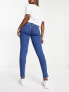 Фото #2 товара New Look mid rise skinny jeans in mid blue