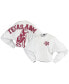 Фото #2 товара Women's White Texas A M Aggies Raw Hem Cropped Long Sleeve T-shirt