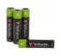 Verbatim 49514 - Single-use battery - AAA - Nickel-Metal Hydride (NiMH) - 1.2 V - 4 pc(s) - 950 mAh