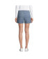 Фото #2 товара Women's Mid Rise Elastic Waist Pull On 7" Chino Shorts