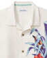 Фото #2 товара Men's Las Flores Isle Short Sleeve Printed Silk Button-Front Camp Shirt