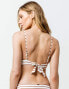 O'NEILL Women's 239920 Bikini Top Coconut Shell Swimwear Size L