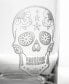 Фото #5 товара Sugar Skull 3 Piece Gift Set - Whiskey Decanter And Rocks Glasses
