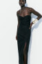 Фото #4 товара Платье миди из смесового льна ZARA
