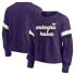 NCAA Washington Huskies Women's Crew Neck Fleece Sweatshirt - M