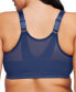 Фото #8 товара Women's Full Figure Plus Size MagicLift Front Close Posture Back Support Bra 1265