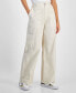 ფოტო #1 პროდუქტის Women's Cotton High-Rise Cargo Pants