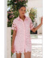 ფოტო #1 პროდუქტის Women's Tallie Button Up Mini Dress