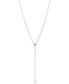 Crystal Lariat Necklace, 16"' + 3" extender