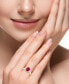 ფოტო #2 პროდუქტის EFFY® Ruby (1-7/8 ct. t.w.) & Diamond (1/4 ct. t.w.) Halo Ring in 14k Gold
