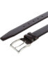 ფოტო #3 პროდუქტის Men's Lorenzo 32mm Dropped Edge Leather Dress Belt