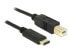 Фото #1 товара Delock 2m - USB2.0-C/USB2.0-B - 2 m - USB B - USB C - USB 2.0 - Male/Male - Black