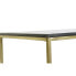 Centre Table DKD Home Decor Black Golden Marble Iron 100 x 61 x 43 cm