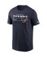 Фото #2 товара Men's Navy Houston Texans Division Essential T-shirt