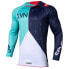 SEVEN Annex Bortz long sleeve enduro jersey Aqua / Navy, L - фото #2