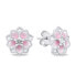 Фото #1 товара Charming silver earrings Flowers EA713W