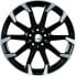 Фото #2 товара Колесный диск литой Cheetah Wheels CV.04 black matt polished 8x18 ET42 - LK5/112 ML70.4