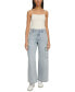 ფოტო #1 პროდუქტის Petite High-Rise Wide-Leg Cargo Jeans