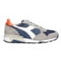 Фото #1 товара Diadora Trident 90 Suede Sw Lace Up Mens Blue Sneakers Casual Shoes 176585-C879
