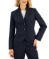 Women's Two-Button Pinstriped Pantsuit, Regular & Petite