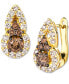 ფოტო #1 პროდუქტის Chocolate Diamond (1/2 ct. t.w.) & Nude Diamond (3/8 ct. t.w.) Leverback Earrings in 14k Rose Gold, White Gold or Yellow Gold