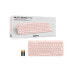 Фото #2 товара Беспроводная клавиатура Logitech K380 Розовый Испанская Qwerty