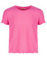 ფოტო #1 პროდუქტის Girls Solid Ribbed T-Shirt, Created for Macy's