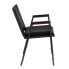 Фото #1 товара Hercules Series Heavy Duty Black Vinyl Fabric Stack Chair With Arms