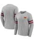 Фото #1 товара Men's NFL x Darius Rucker Collection by Heather Gray Washington Commanders Henley Long Sleeve T-shirt