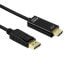 Фото #1 товара ROLINE 11.04.5995-10 - 1 m - DisplayPort - HDMI - Male - Male - Straight