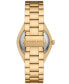 ფოტო #1 პროდუქტის Women's Lennox Three-Hand Gold-Tone Stainless Steel Watch 37mm