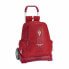 Школьный рюкзак с колесиками Evolution Real Sporting de Gijón Красный