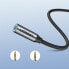 Фото #5 товара Przejściówka do słuchawek z Mini Jack 3.5 mm na USB-C 10cm - szary