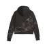 Фото #2 товара Puma Power Cat Marbleized Pullover Hoodie Womens Black Casual Outerwear 67720501