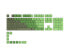 Фото #1 товара Glorious PC Gaming Race GPBT - Keyboard cap - Polybutylene terephthalate (PBT) - Green