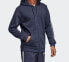 Фото #5 товара adidas 运动型格连帽针织夹克外套 男款 蓝色 / Куртка Adidas Trendy Clothing Featured Jacket DQ3117