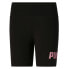 Puma Essentials Logo 7 Inch Bike Shorts Womens Black Casual Athletic Bottoms 848