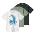 ფოტო #1 პროდუქტის JACK & JONES Splash Ocean short sleeve T-shirt 3 units