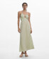 ფოტო #1 პროდუქტის Women's Halter Neck Long Dress