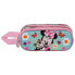 KARACTERMANIA Disney Minnie Mouse Figaro 3D Double Pencil Case