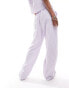 Фото #2 товара Reclaimed Vintage pull on trousers in summer lilac stripe